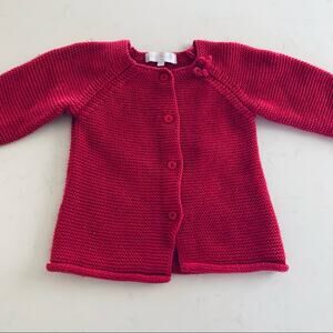 Cadet Rousselle Paris girls wool blend cardigan size 12 months